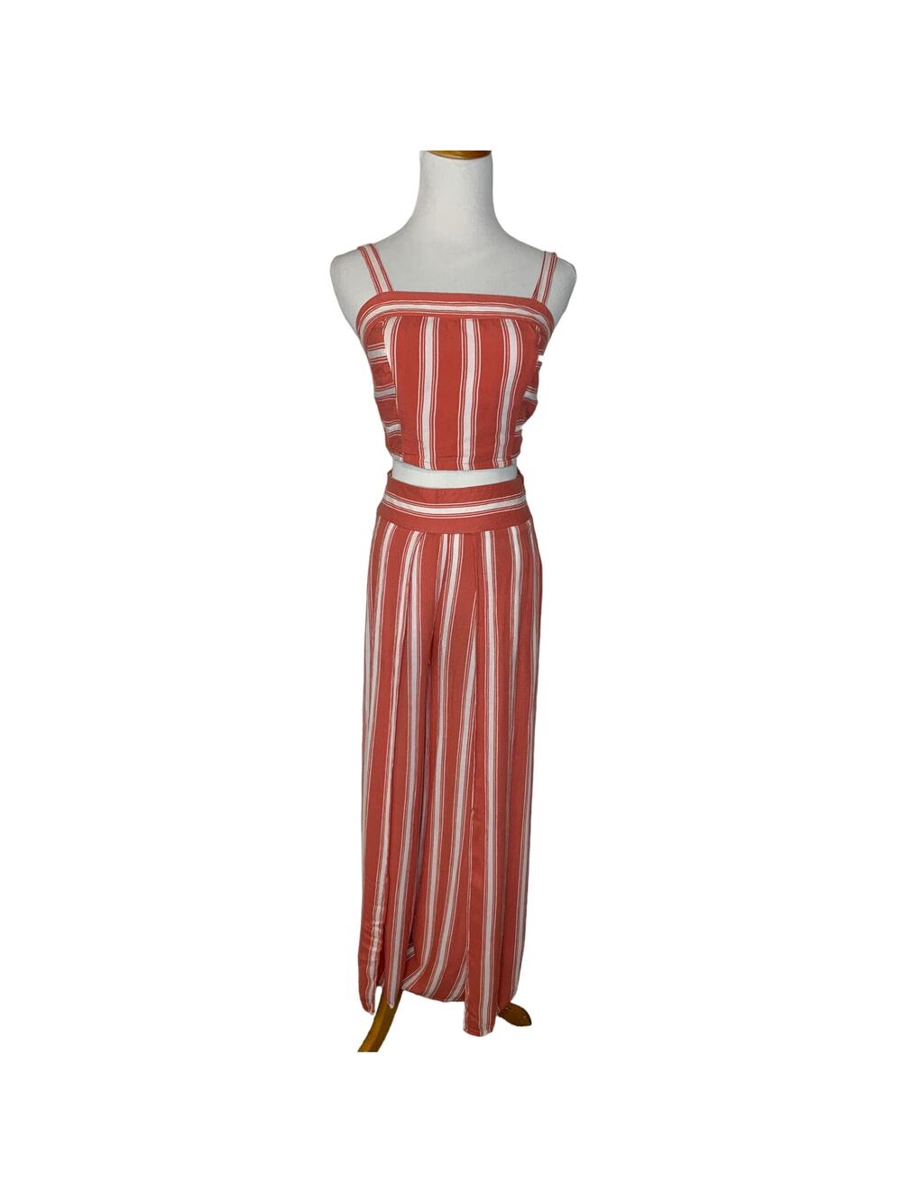 Band of Gypsies Red White Striped Set Sz XS Small
